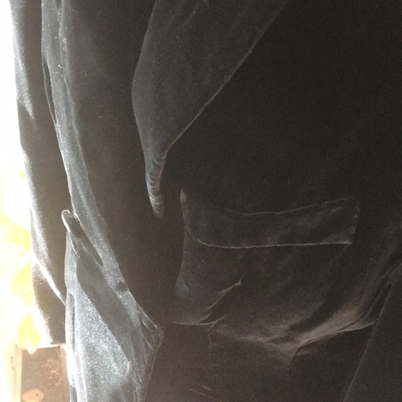 Black Velvet Coat/Jacket. Never worn. - Picture 2 of 4